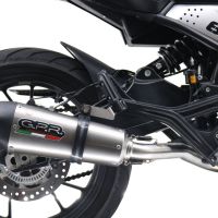 Scarico GPR compatibile con  Moto Morini Seiemmezzo Scr 2022-2024, GP Evo4 Titanium, Scarico semi-completo omologato,fornito con db killer estraibile,catalizzatore e collettore