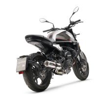 Scarico GPR compatibile con  Moto Morini Seiemmezzo Str 2022-2024, M3 Inox , Scarico semi-completo omologato,fornito con db killer estraibile,catalizzatore e collettore