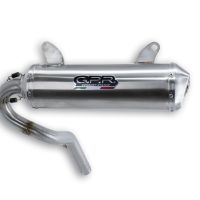 GPR exhaust compatible with  Can Am Outlander 570 L / DPS 2017-2023, Satinox , Homologated legal slip-on exhaust including removable db killer, link pipe and catalyst 