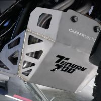 Scarico GPR compatibile con  Yamaha Tenere 700 2021-2024, Decatalizzatore + Paracoppa Titanio, Collettore decatalizzore, con anche paracoppa in titanio, applicazione racing