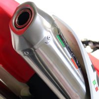Scarico GPR compatibile con  Kawasaki KLX 140L 2008-2021, Pentacross Inox, Scarico completo racing, fornito con db killer estraibile e collettore, non legale per uso stradale