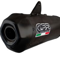 Scarico GPR compatibile con  Zontes M 125 2022-2024, Pentaroad Black, Scarico completo omologato,fornito con db killer estraibile,catalizzatore e collettore