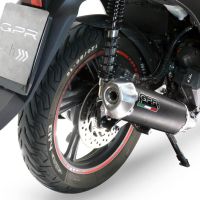 Scarico GPR compatibile con  Honda SH 125 2020-2023, Pentascooter, Scarico completo omologato,fornito con db killer estraibile,catalizzatore e collettore