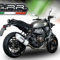 Scarico GPR compatibile con  Yamaha Xsr 700 2021-2024, Albus Evo4, Scarico completo omologato,fornito con db killer estraibile,catalizzatore e collettore