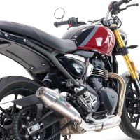 Scarico GPR compatibile con  Triumph Speed 400 2023-2025, Ultracone, Scarico omologato, silenziatore con db killer estraibile e raccordo specifico