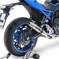 GPR exhaust compatible with  Suzuki Gsx-8R 2022-2024, Deeptone Inox, Racing full system exhaust, including removable db killer 