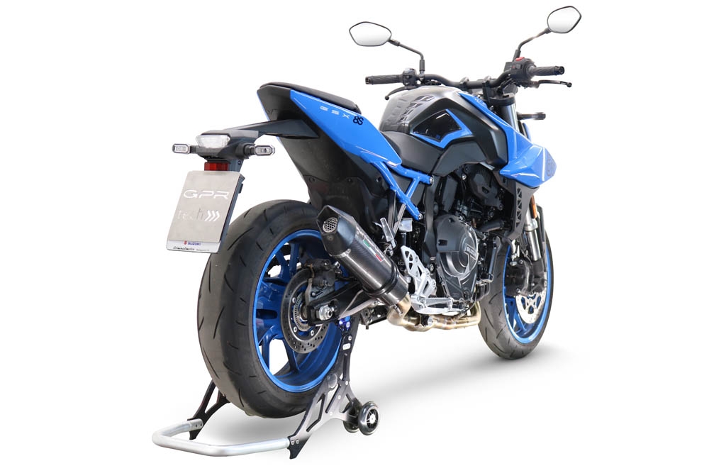 Scarico GPR compatibile con  Suzuki Gsx-8R 2022-2024, GP Evo4 Poppy, Scarico completo omologato,fornito con db killer estraibile,catalizzatore e collettore