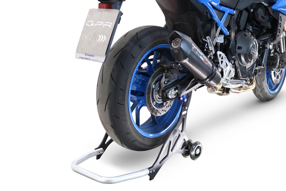 Scarico GPR compatibile con  Suzuki Gsx-8R 2022-2024, GP Evo4 Poppy, Scarico completo omologato,fornito con db killer estraibile,catalizzatore e collettore