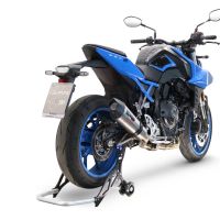 GPR exhaust compatible with  Suzuki Gsx-8S 2022-2024, GP Evo4 Titanium, Homologated legal full system exhaust, including removable db killer and catalyst 