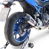 GPR exhaust compatible with  Suzuki Gsx-8S 2022-2024, GP Evo4 Titanium, Homologated legal full system exhaust, including removable db killer and catalyst 