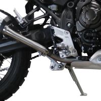 GPR exhaust compatible with  Yamaha Tenere 700 2019-2020, Dual Poppy, Homologated legal slip-on exhaust including removable db killer and link pipe 