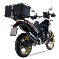 Scarico GPR compatibile con  Yamaha Tenere 700 2019-2020, Dual Poppy, Scarico omologato, silenziatore con db killer estraibile e raccordo specifico