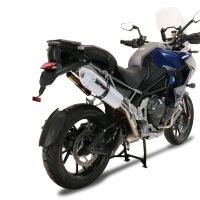 Scarico GPR compatibile con  Triumph Tiger 1200 Gt - Rally 2022-2024, Albus Evo4, Scarico omologato, silenziatore con db killer estraibile e raccordo specifico