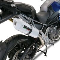 Scarico GPR compatibile con  Triumph Tiger 1200 Gt - Rally 2022-2024, Albus Evo4, Scarico omologato, silenziatore con db killer estraibile e raccordo specifico