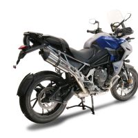 Scarico GPR compatibile con  Triumph Tiger 1200 Gt - Rally 2022-2024, GP Evo4 Titanium, Scarico omologato, silenziatore con db killer estraibile e raccordo specifico