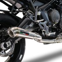 GPR exhaust compatible with  Triumph Tiger Sport 660 2022-2024, Powercone Evo, Racing full system exhaust, including removable db killer 