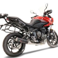 Scarico GPR compatibile con  Triumph Tiger Sport 660 2022-2024, M3 Black Titanium, Scarico completo omologato,fornito con db killer estraibile,catalizzatore e collettore