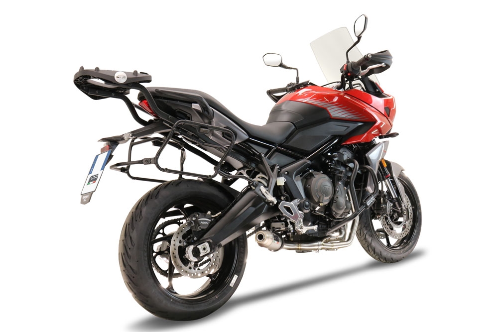 GPR exhaust compatible with  Triumph Trident 660 2021-2024, Deeptone Inox, Racing full system exhaust  