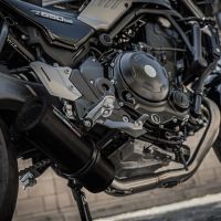 Scarico GPR compatibile con  Kawasaki Z 650 RS 2021-2023, M3 Black Titanium, Scarico completo omologato per il rumore,fornito con db killer,catalizzatore conforme alla revisione e collettore