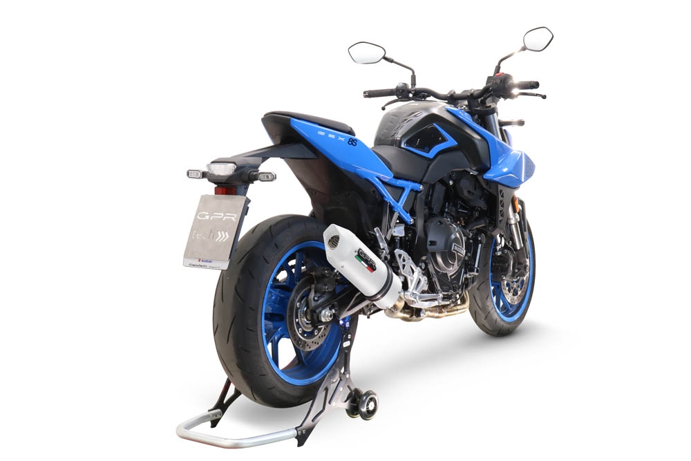 Scarico GPR compatibile con  Suzuki Gsx-8R 2022-2024, Albus Evo4, Scarico completo omologato,fornito con db killer estraibile,catalizzatore e collettore