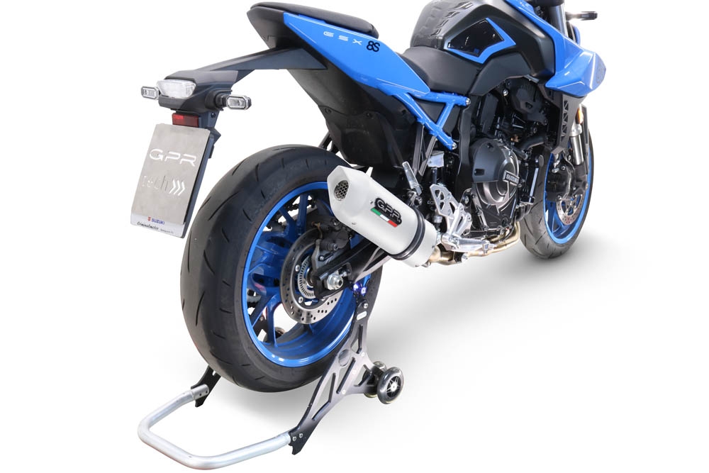 Scarico GPR compatibile con  Suzuki Gsx-8R 2022-2024, Albus Evo4, Scarico completo omologato,fornito con db killer estraibile,catalizzatore e collettore