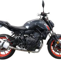 Scarico GPR compatibile con  Yamaha Mt-07  2021-2024, Albus Evo4, Scarico completo omologato,fornito con db killer estraibile,catalizzatore e collettore