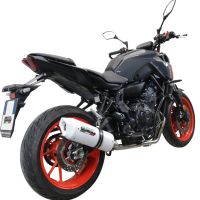 Scarico GPR compatibile con  Yamaha Mt-07  2021-2024, Albus Evo4, Scarico completo omologato,fornito con db killer estraibile,catalizzatore e collettore