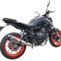 Scarico GPR compatibile con  Yamaha Mt-07  2021-2024, GP Evo4 Titanium, Scarico completo omologato,fornito con db killer estraibile,catalizzatore e collettore