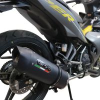 Scarico GPR compatibile con  Yamaha Sniper 150 2021-2022, Furore Nero, Scarico completo racing, fornito con db killer estraibile e collettore, non conforme per uso stradale