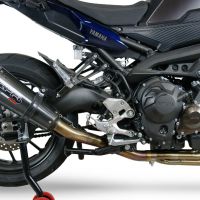 Scarico GPR compatibile con  Yamaha Tracer 9 GT 2021-2024, GP Evo4 Poppy, Scarico completo omologato,fornito con db killer estraibile,catalizzatore e collettore