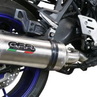 Scarico GPR compatibile con  Yamaha Tracer 9 2021-2023, Satinox , Scarico completo omologato,fornito con db killer estraibile,catalizzatore e collettore