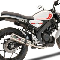 Scarico GPR compatibile con  Yamaha XSR 125 2021-2024, M3 Inox , Scarico completo omologato,fornito con db killer estraibile,catalizzatore e collettore