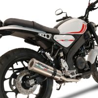 Scarico GPR compatibile con  Yamaha XSR 125 2021-2024, M3 Inox , Scarico completo omologato,fornito con db killer estraibile,catalizzatore e collettore