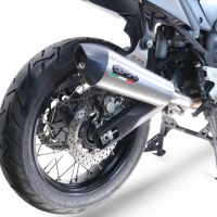 Scarico GPR compatibile con  Yamaha Tenere 700 2021-2024, GP Evo4 Titanium, Scarico omologato, silenziatore con db killer estraibile e raccordo specifico