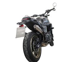 Scarico GPR compatibile con  Zontes 350 T1 ADV 2022-2024, Ultracone, Scarico omologato, silenziatore con db killer estraibile e raccordo specifico