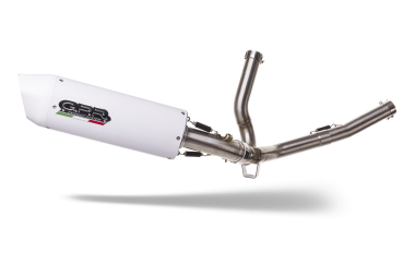 GPR exhaust compatible with  Suzuki V-Strom DL650 2017-2020, Albus Evo4, Mid-full system exhaust legal for UK and non-EU markets including removable db killer 