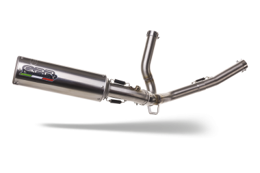 GPR exhaust compatible with  Suzuki Sv 650 - S 1999-2002, M3 Inox , Homologated legal mid-full system exhaust including removable db killer 