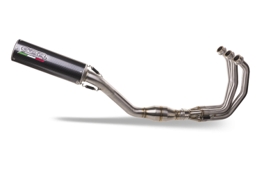 GPR exhaust compatible with  Yamaha Tracer 9 2021-2024, M3 Poppy , Homologated legal full system exhaust, including removable db killer and catalyst 