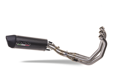 GPR exhaust compatible with  Yamaha XSR900 2016-2021, Furore Evo4 Poppy, Homologated legal full system exhaust, including removable db killer and catalyst 