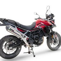 Scarico GPR compatibile con  Triumph Tiger 900 GT / Pro / Rally Pro 2024-2025, GP Evo4 Titanium, Scarico omologato, silenziatore con db killer estraibile e raccordo specifico