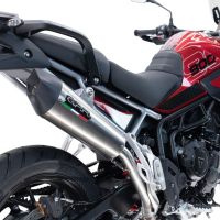 Scarico GPR compatibile con  Triumph Tiger 900 GT / Pro / Rally Pro 2024-2025, GP Evo4 Titanium, Scarico omologato, silenziatore con db killer estraibile e raccordo specifico