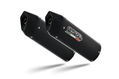 GPR exhaust compatible with  Kawasaki ZX-10R 2006-2007, Furore Nero, Dual Homologated legal bolt-on silencers including removable db killers 