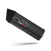 GPR exhaust compatible with  Benelli Bn 125 2021-2024, Furore Evo4 Poppy, Homologated legal full system exhaust, including removable db killer and catalyst 