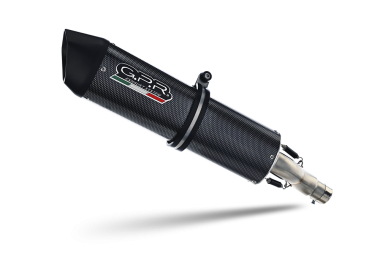 GPR exhaust compatible with  KL MOTOR KXE 125 2022-2023, Furore Evo4 Poppy, Homologated legal slip-on exhaust including removable db killer, link pipe and catalyst 