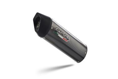 GPR exhaust compatible with  Benelli Bn 125 2021-2024, Furore Evo4 Poppy, Homologated legal full system exhaust, including removable db killer and catalyst 