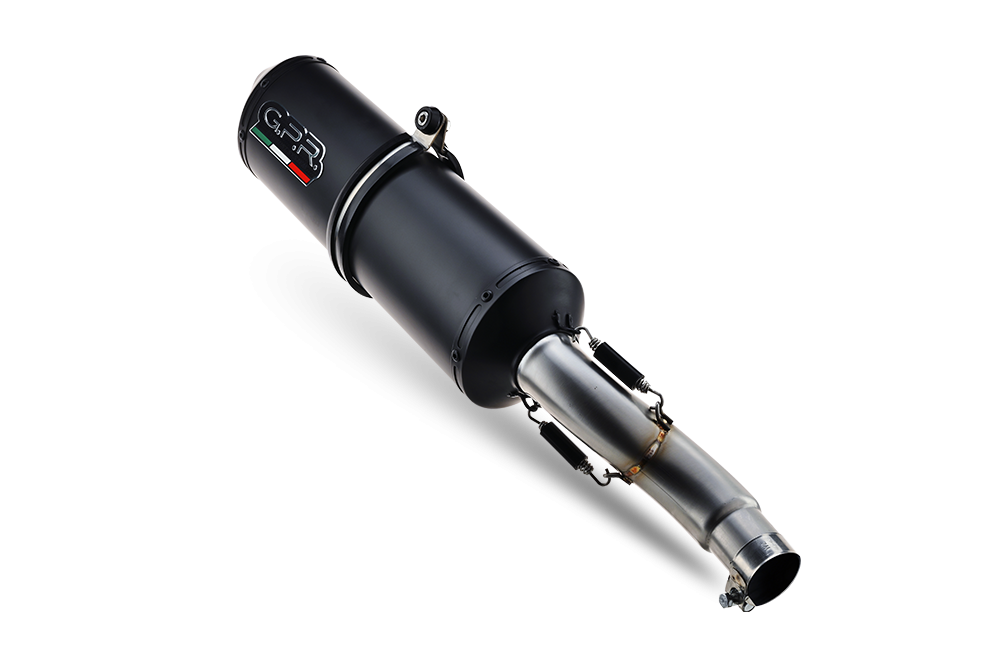 GPR exhaust compatible with  Honda Cmx 500 Rebel 2021-2023, Ghisa , Homologated legal slip-on exhaust including removable db killer and link pipe 