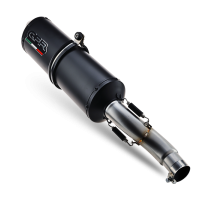 GPR exhaust compatible with  Yamaha Tw 125 1999-2007, Ghisa , Homologated legal slip-on exhaust including removable db killer and link pipe 