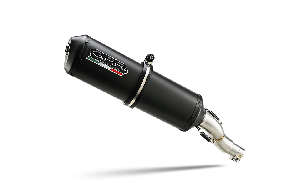 GPR exhaust compatible with  Honda Cmx 500 Rebel 2021-2023, Ghisa , Homologated legal slip-on exhaust including removable db killer and link pipe 