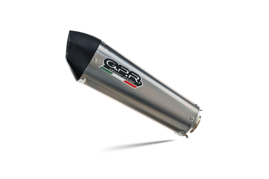 GPR exhaust compatible with  Triumph Tiger 900 GT / Pro / Rally Pro 2024-2025, GP Evo4 Titanium, Homologated legal slip-on exhaust including removable db killer and link pipe 