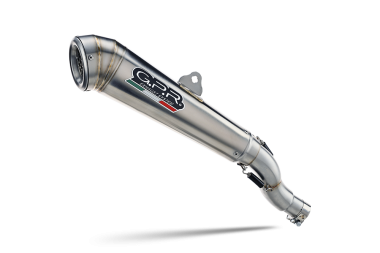 GPR exhaust compatible with  Tgb  Gunner 525 2008-2013, Powercone Evo, Homologated legal full system exhaust, including removable db killer 